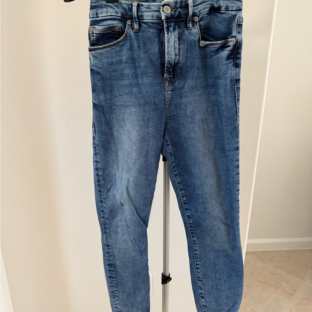 Good American Light Blue Denim Pants